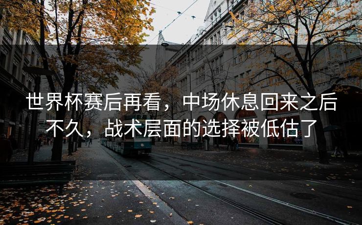 世界杯赛后再看，中场休息回来之后不久，战术层面的选择被低估了